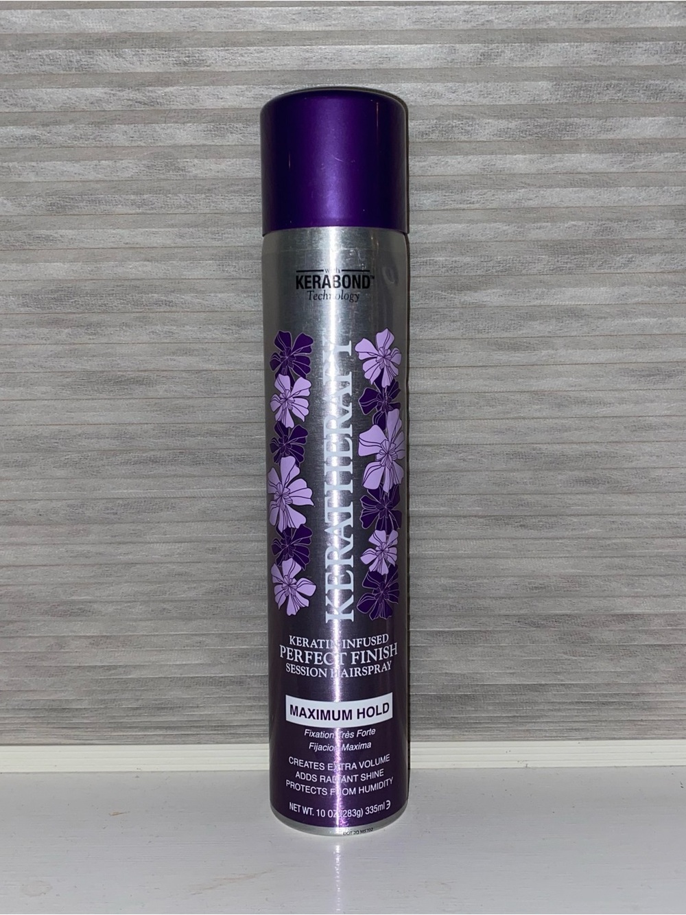 therapy Kerabond Keratin-Infused Hairspray – Purple Accents